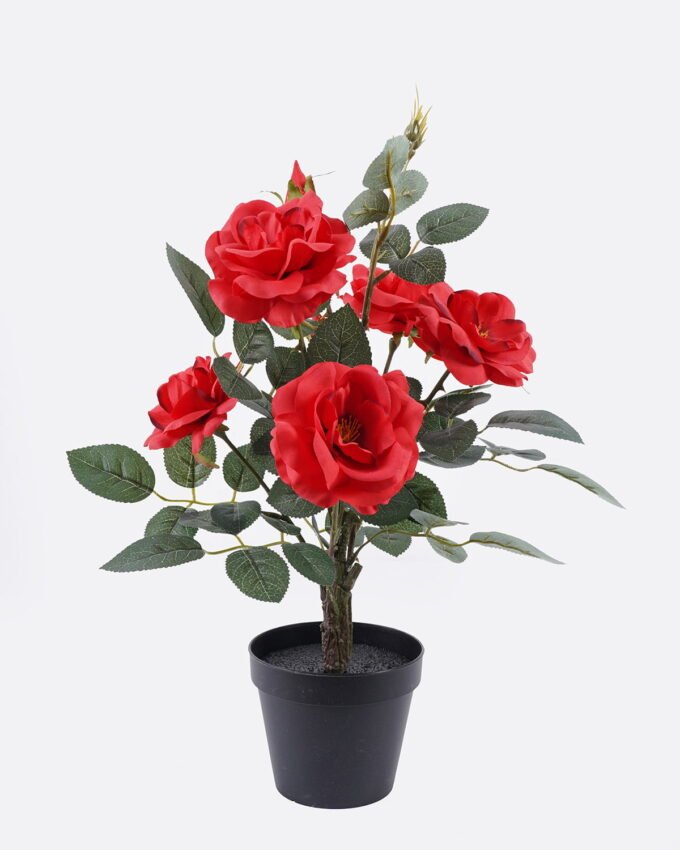 Artificial Flower 30*20*45cm Chinese rose in PP pot GS-73325013 2026May 3,000+ sqm showroom with thousands of artificial flowers, plants & trees ready for global sourcing.