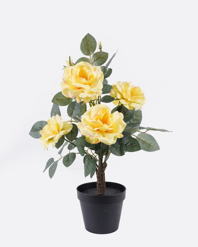 Artificial Flower 30*20*45cm Chinese rose in PP pot GS-73325013 2026May 3,000+ sqm showroom with thousands of artificial flowers, plants & trees ready for global sourcing.