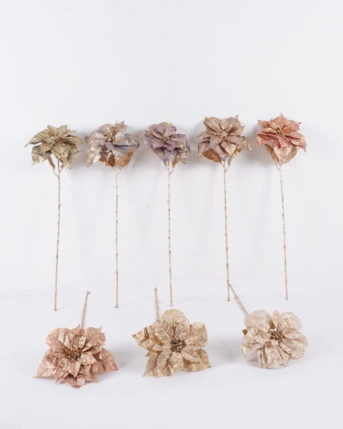 Artificial Flower 20*10*70cm Christmas flower single stem GS-15425073 2026Mar YeahFlower is one of Chinese leading OEM manufacturers and exporters , supplying the silk flowers, wholesale artificial trees