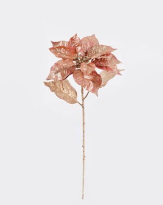 Artificial Flower 17*10*55cm Christmas flower single stem GS-15425074-R1 2026Mar YeahFlower is one of Chinese leading OEM manufacturers and exporters , supplying the silk flowers, wholesale artificial trees