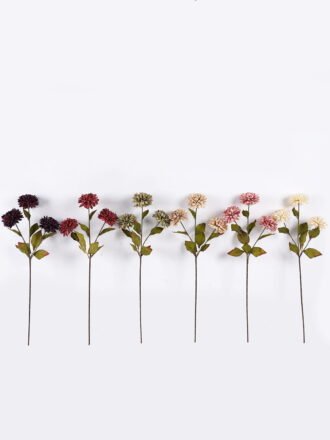 Artificial Flower 16*16*64cm Chrysanthemum *3 single stem GS-27925056-R1 2026Mar 3,000+ sqm showroom with thousands of artificial flowers, plants & trees ready for global sourcing.