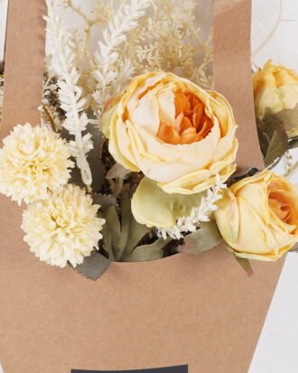 Artificial Flower 25*35cm  Chrysanthemum Rose in PaPer wrap GS-57925004 2026Apr YeahFlower is one of Chinese leading OEM manufacturers and exporters , supplying the silk flowers, wholesale artificial trees