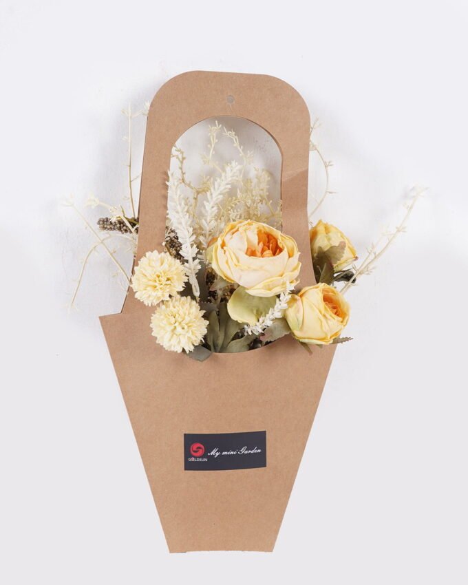 Artificial Flower 25*35cm  Chrysanthemum Rose in PaPer wrap GS-57925004 2026Apr YeahFlower is one of Chinese leading OEM manufacturers and exporters , supplying the silk flowers, wholesale artificial trees