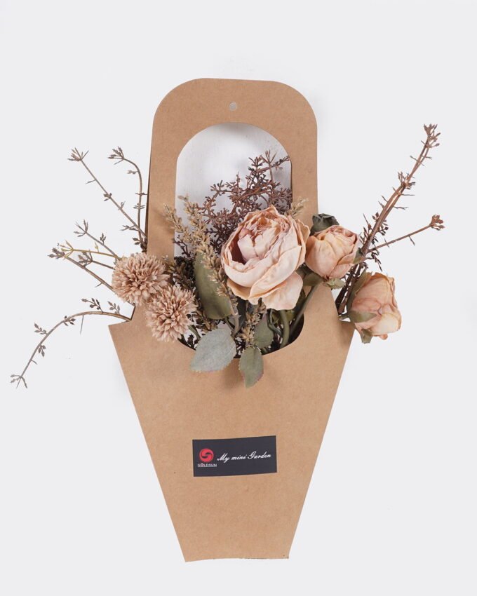 Artificial Flower 25*35cm  Chrysanthemum Rose in PaPer wrap GS-57925004 2026Apr YeahFlower is one of Chinese leading OEM manufacturers and exporters , supplying the silk flowers, wholesale artificial trees