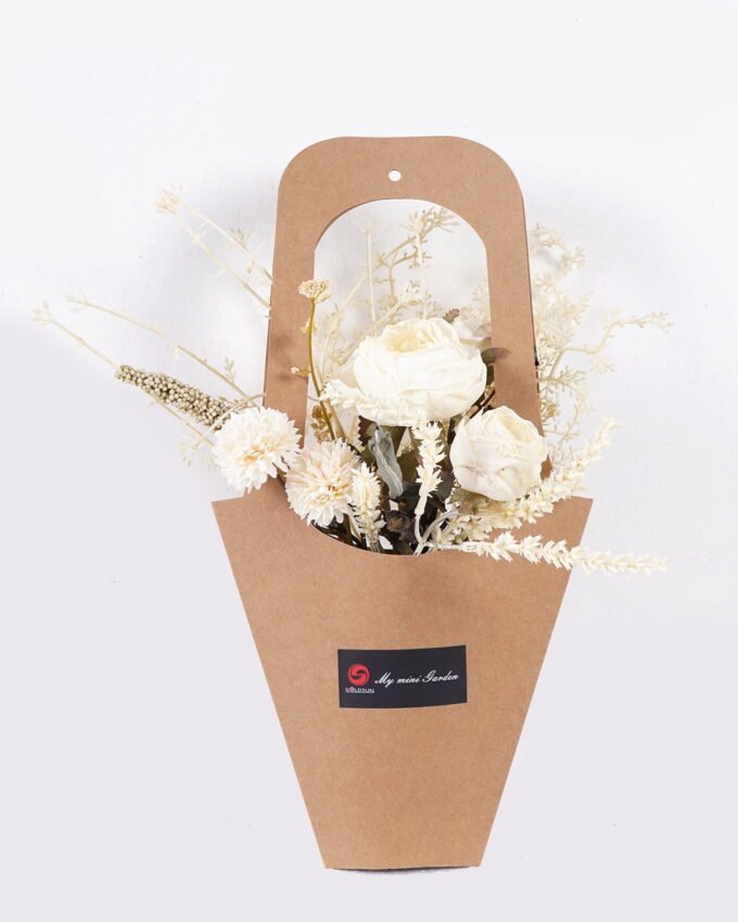 Artificial Flower 25*35cm  Chrysanthemum Rose in PaPer wrap GS-57925004 2026Apr YeahFlower is one of Chinese leading OEM manufacturers and exporters , supplying the silk flowers, wholesale artificial trees