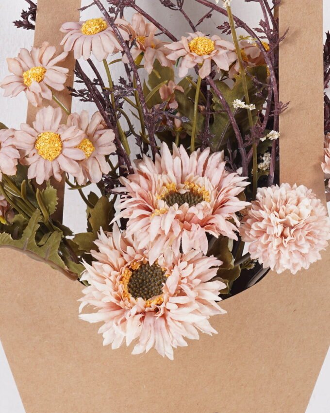 Artificial Flower 25*35cm Chrysanthemum in PaPer wrap GS-57925002 2026Apr YeahFlower is one of Chinese leading OEM manufacturers and exporters , supplying the silk flowers, wholesale artificial trees