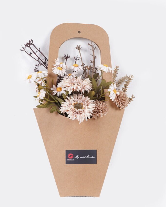 Artificial Flower 25*35cm Chrysanthemum in PaPer wrap GS-57925002 2026Apr YeahFlower is one of Chinese leading OEM manufacturers and exporters , supplying the silk flowers, wholesale artificial trees