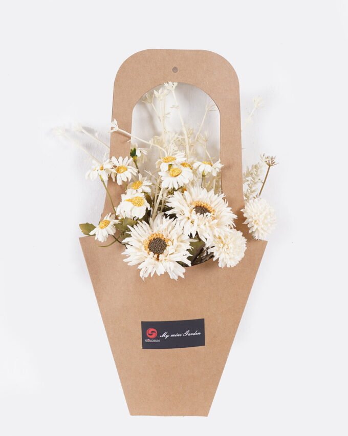 Artificial Flower 25*35cm Chrysanthemum in PaPer wrap GS-57925002 2026Apr YeahFlower is one of Chinese leading OEM manufacturers and exporters , supplying the silk flowers, wholesale artificial trees