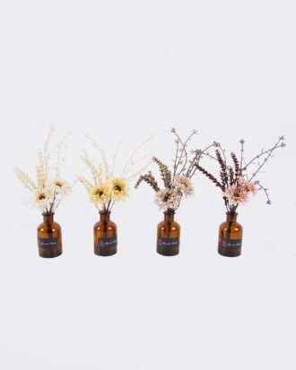 Artificial Flower 15*15*27cm Chrysanthemum in glass bottle GS-57925010 2026Apr YeahFlower is one of Chinese leading OEM manufacturers and exporters , supplying the silk flowers, wholesale artificial trees