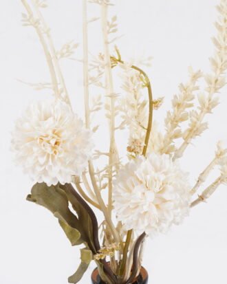 Artificial Flower 15*15*25cm Chrysanthemum in glass bottle GS-57925013-W1 2026Apr YeahFlower is one of Chinese leading OEM manufacturers and exporters , supplying the silk flowers, wholesale artificial trees