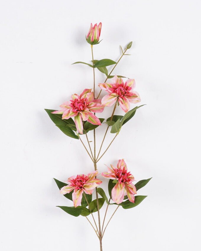 Artificial Flower 19*10*82cm Clematis single stem GS-14525056-P2 2026Mar YeahFlower is one of Chinese leading OEM manufacturers and exporters , supplying the silk flowers, wholesale artificial trees
