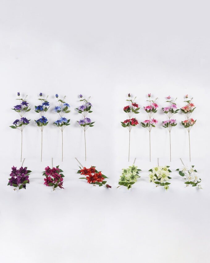 Artificial Flower 19*10*82cm Clematis single stem GS-14525056 2026Mar YeahFlower is one of Chinese leading OEM manufacturers and exporters , supplying the silk flowers, wholesale artificial trees