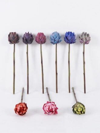 Artificial Flower 9*9*48cm  Cynara scolymus  single stem GS-14525050-P1 2026Mar 3,000+ sqm showroom with thousands of artificial flowers, plants & trees ready for global sourcing.