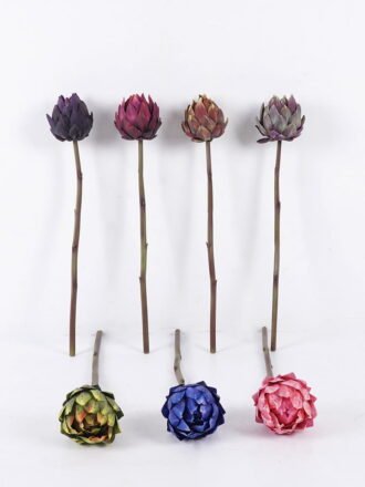 Artificial Flower 10*10*60cm  Cynara scolymus  single stem GS-14525061-P1 2026Mar 3,000+ sqm showroom with thousands of artificial flowers, plants & trees ready for global sourcing.