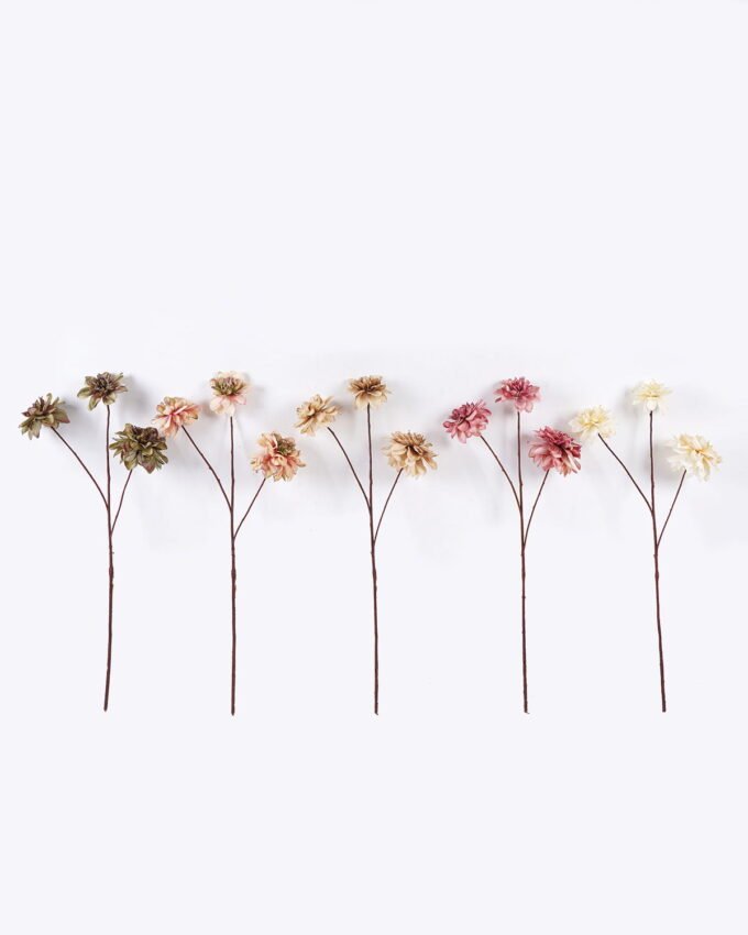 Artificial Flower 12*12*67cm Dahlia *3 single stem GS-27925055 2026Mar YeahFlower is one of Chinese leading OEM manufacturers and exporters , supplying the silk flowers, wholesale artificial trees