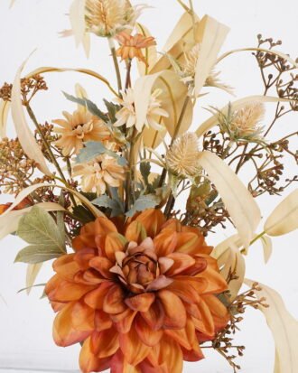 Artificial Flower 35*15*62cm Dahlia Chrysanthemum *6 bundle GS-25825017 2026Mar YeahFlower is one of Chinese leading OEM manufacturers and exporters , supplying the silk flowers, wholesale artificial trees