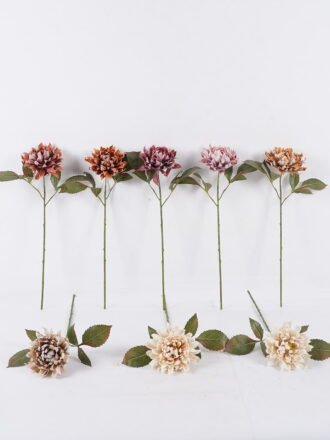 Artificial Flower 20*13*90cm Dahlia single stem GS-15425046-Z1 2026Mar 3,000+ sqm showroom with thousands of artificial flowers, plants & trees ready for global sourcing.