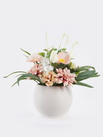 Artificial Flower 35*35*46cm Yulan rose in PP pot GS-06925037 2026Mar 3,000+ sqm showroom with thousands of artificial flowers, plants & trees ready for global sourcing.