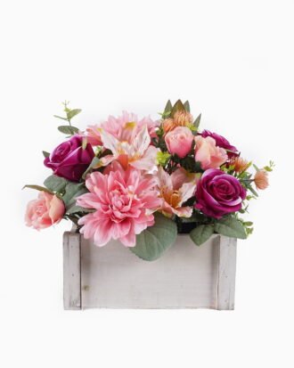 Artificial Flower 35*26*30cm Dalia Rose arrangement in wooden box GS-03325087 2026Mar YeahFlower is one of Chinese leading OEM manufacturers and exporters , supplying the silk flowers, wholesale artificial trees Artificial Flower 35*26*30cm Dalia Rose arrangement in wooden box GS-03325087 2026Mar YeahFlower is one of Chinese leading OEM manufacturers and exporters , supplying the silk flowers, wholesale artificial trees