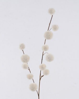 Artificial Flower 10*4*103cm Hairball branch single stem GS-29425042-W1 2026Apr YeahFlower is one of Chinese leading OEM manufacturers and exporters , supplying the silk flowers, wholesale artificial trees