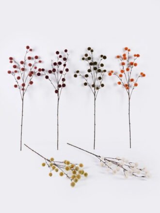 Artificial Flower 10*4*103cm Hairball branch single stem GS-29425042-W1 2026Apr 3,000+ sqm showroom with thousands of artificial flowers, plants & trees ready for global sourcing.