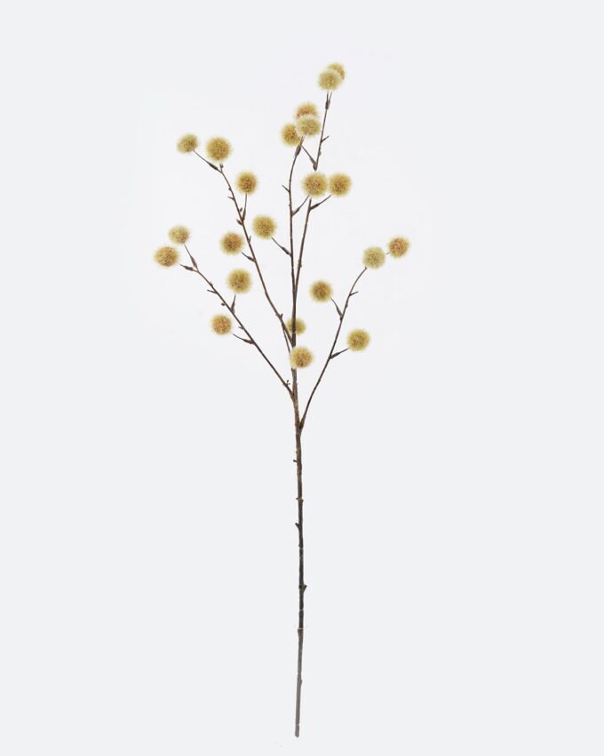 Artificial Flower 23*6*88cm  Hairball branch single stem GS-29425043 2026Apr YeahFlower is one of Chinese leading OEM manufacturers and exporters , supplying the silk flowers, wholesale artificial trees