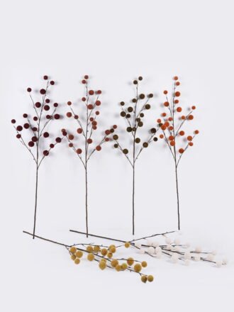 Artificial Flower 23*6*88cm  Hairball branch single stem GS-29425043-W1 2026Apr 3,000+ sqm showroom with thousands of artificial flowers, plants & trees ready for global sourcing.