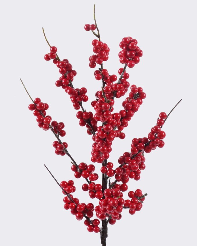 Artificial Flower 18*18*62cm Holly berry *11 GS-57725016-R1 2026Apr YeahFlower is one of Chinese leading OEM manufacturers and exporters , supplying the silk flowers, wholesale artificial trees