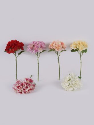 Artificial Flower 17*12*34cm Hydrangea single stem GS-58825046-P1 2026Apr 3,000+ sqm showroom with thousands of artificial flowers, plants & trees ready for global sourcing.
