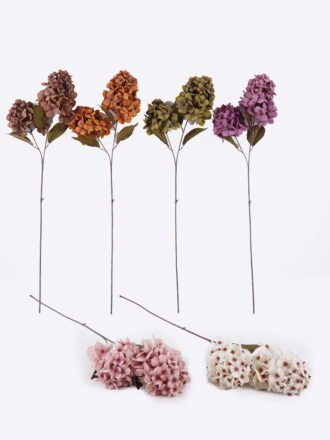 Artificial Flower 18*12*90cm Hydrangea single stem GS-71625015-O1 2026May 3,000+ sqm showroom with thousands of artificial flowers, plants & trees ready for global sourcing.