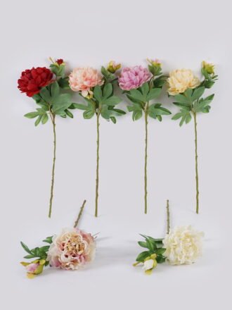 Artificial Flower 18*12*63cm  Peony *2 single stem GS-58825043-W2 2026Apr 3,000+ sqm showroom with thousands of artificial flowers, plants & trees ready for global sourcing.