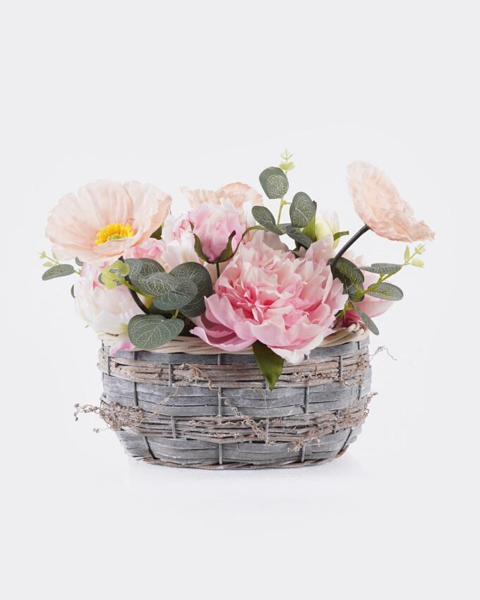 Artificial Flower 30*25*22cm Peony in Basket GS-06925035 2026Mar YeahFlower is one of Chinese leading OEM manufacturers and exporters , supplying the silk flowers, wholesale artificial trees