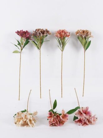 Artificial Flower 25*12*53cm Dahlia single stem GS-15425047-W1 2026Mar 3,000+ sqm showroom with thousands of artificial flowers, plants & trees ready for global sourcing.