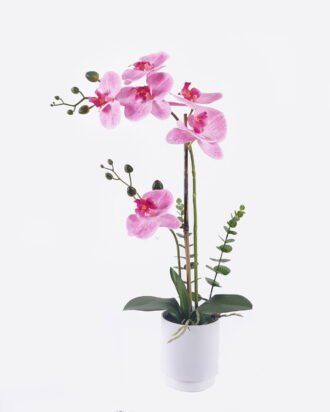 Artificial Flower 31*16*52cm Phalaenopsis *2 in PP pot GS-76325017 2026May 3,000+ sqm showroom with thousands of artificial flowers, plants & trees ready for global sourcing.