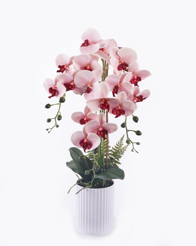 Artificial Flower 27*21*66cm Phalaenopsis *3 in PP pot GS-76325012 2026May 3,000+ sqm showroom with thousands of artificial flowers, plants & trees ready for global sourcing.