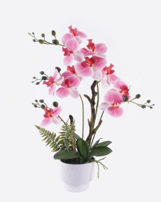 Artificial Flower 45*18*56cm Phalaenopsis *4 in PP pot GS-76325021 2026May 3,000+ sqm showroom with thousands of artificial flowers, plants & trees ready for global sourcing.