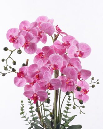 Artificial Flower 35*20*74cm Phalaenopsis *5 in PP pot GS-76325025 2026May 3,000+ sqm showroom with thousands of artificial flowers, plants & trees ready for global sourcing.