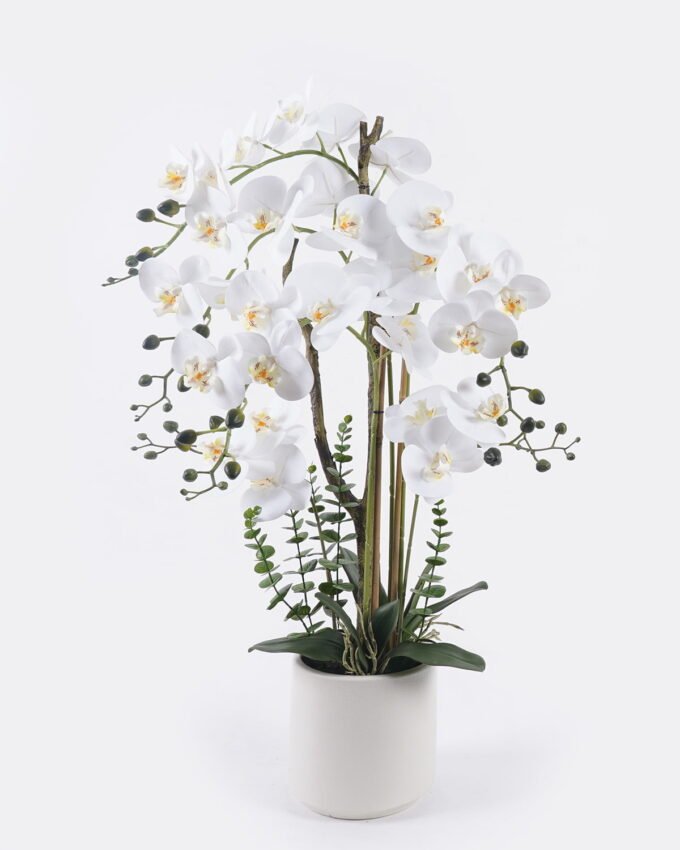 Artificial Flower 50*18*87cm Phalaenopsis *6 in PP pot GS-76325024 2026May 3,000+ sqm showroom with thousands of artificial flowers, plants & trees ready for global sourcing.