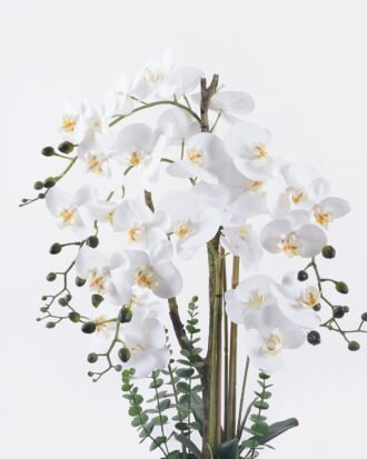 Artificial Flower 50*18*87cm Phalaenopsis *6 in PP pot GS-76325024 2026May 3,000+ sqm showroom with thousands of artificial flowers, plants & trees ready for global sourcing.