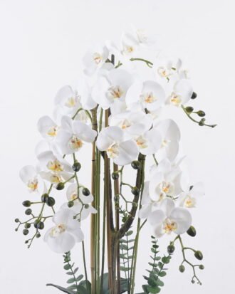 Artificial Flower 40*30*91cm Phalaenopsis *8 in PP pot GS-76325022 2026May 3,000+ sqm showroom with thousands of artificial flowers, plants & trees ready for global sourcing.