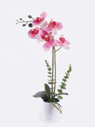 Artificial Flower 52*30*77cm Phalaenopsis *5 in PP pot GS-76325019 2026May 3,000+ sqm showroom with thousands of artificial flowers, plants & trees ready for global sourcing.