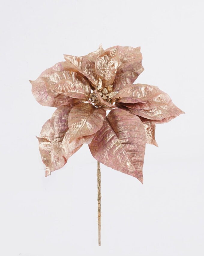 Artificial Flower 23*12*34cm Poinsettia single stem GS-15425083-Z1 2026Mar YeahFlower is one of Chinese leading OEM manufacturers and exporters , supplying the silk flowers, wholesale artificial trees