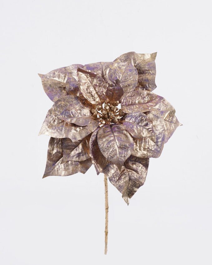 Artificial Flower 23*12*34cm Poinsettia single stem GS-15425083-Z1 2026Mar YeahFlower is one of Chinese leading OEM manufacturers and exporters , supplying the silk flowers, wholesale artificial trees