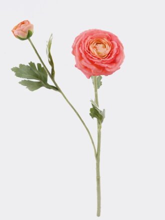 Artificial Flower 17*8*49cm Ranunculus asiaticus *2 single stem/moist real touch GS-46125004 2026Apr 3,000+ sqm showroom with thousands of artificial flowers, plants & trees ready for global sourcing.