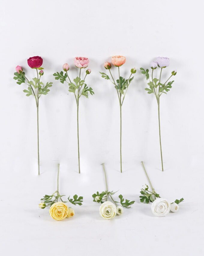 Artificial Flower 13*6*52cm Ranunculus asiaticus *3 single stem/moist real touch GS-46125010 2026Apr YeahFlower is one of Chinese leading OEM manufacturers and exporters , supplying the silk flowers, wholesale artificial trees