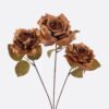 Artificial Flower 15*9*70cm Rose *3 single stem GS-71625029 2026May 3,000+ sqm showroom with thousands of artificial flowers, plants & trees ready for global sourcing.