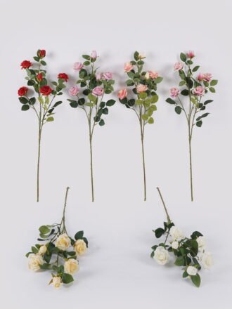 Artificial Flower 18*10*67cm Rose *6 single stem GS-58825047-P2 2026Apr 3,000+ sqm showroom with thousands of artificial flowers, plants & trees ready for global sourcing.