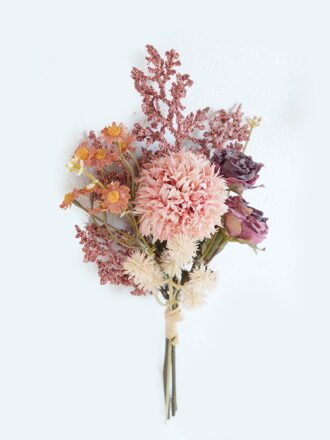 Artificial Flower 15*15*35cm Rose Chrysanthemum bundle GS-57925017R-P2 2026Apr 3,000+ sqm showroom with thousands of artificial flowers, plants & trees ready for global sourcing.