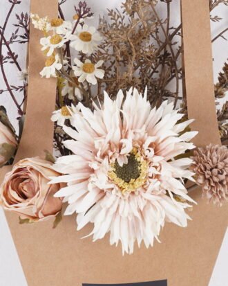 Artificial Flower 25*35cm Rose Chrysanthemum in PaPer wrap GS-57925001 2026Apr YeahFlower is one of Chinese leading OEM manufacturers and exporters , supplying the silk flowers, wholesale artificial trees