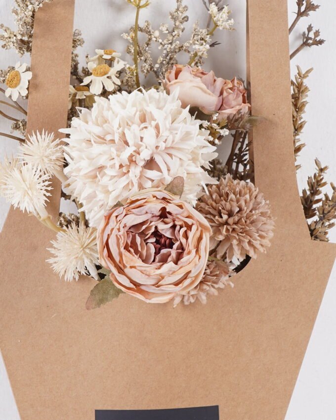 Artificial Flower 25*35cm Rose Chrysanthemum in PaPer wrap GS-57925003 2026Apr YeahFlower is one of Chinese leading OEM manufacturers and exporters , supplying the silk flowers, wholesale artificial trees